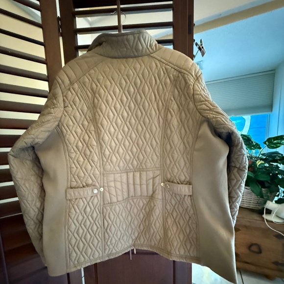 2026 PRICE REDUCTION:  WEATHERPROOF, TAN, QUILTED JACKET, 2XL - Picture 6 of 10